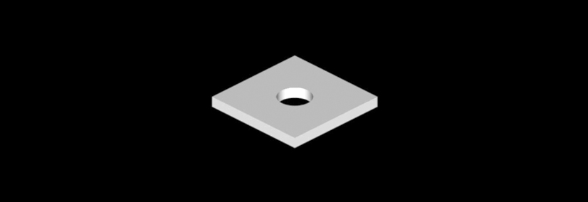 Square Washer Plain & Galvanized